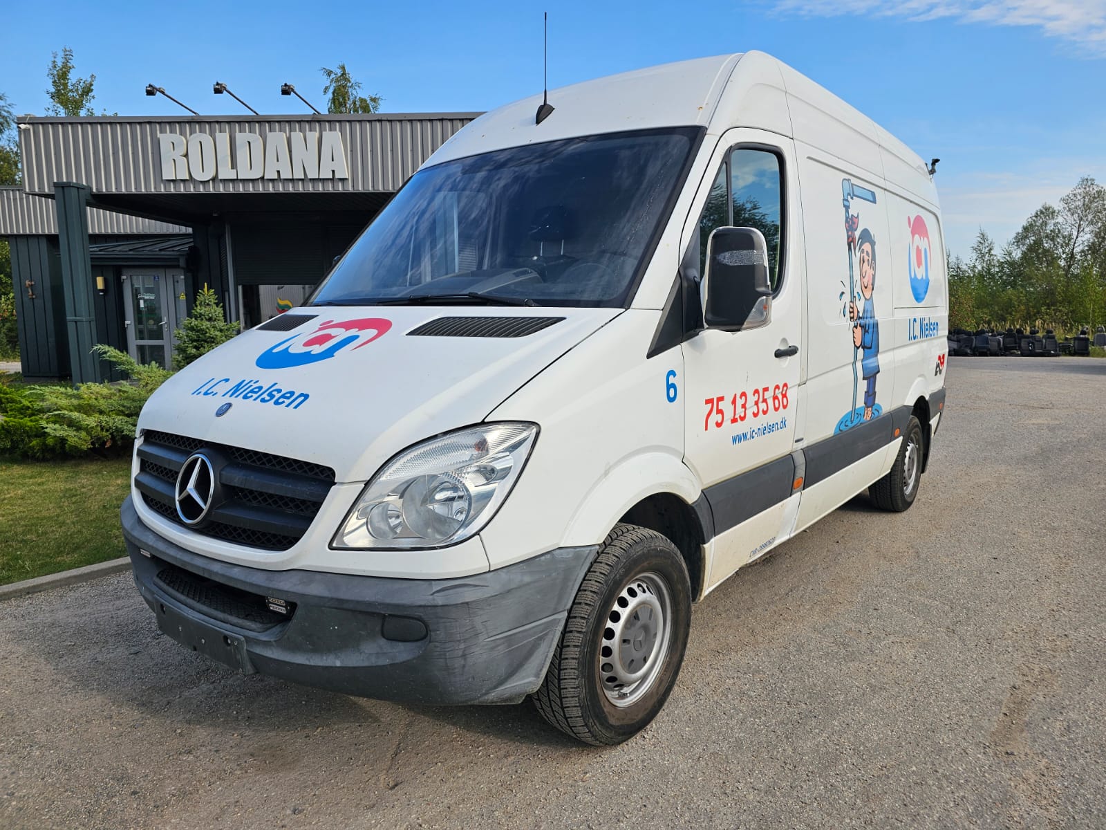 Mercedes-Benz Sprinter, 2.2 l., krovininis mikroautobusas, 2014-01/naudoti automobiliai/Roldana